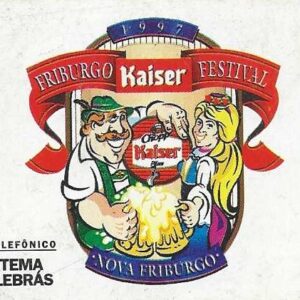 Br-Cartão Telefônico, 1998, (U). Friburgo Kaiser Festival.