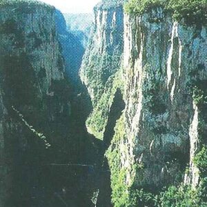 Br-Cartão Telefônico, 1998, (U). Canyon de Itaimbezinho, Parque Nacional dos Aparados da Serra, Rio Grande do Sul.