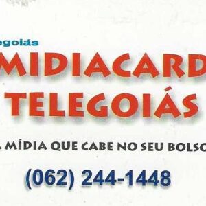 Br-Cartão Telefônico, 1999, (U). Midiacard - Telegoiás.