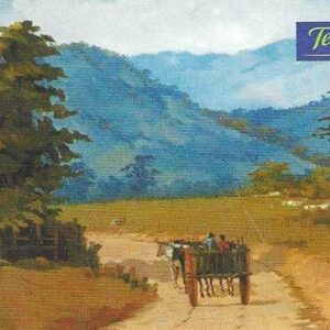 Br-Cartão Telefônico, 2001, (N). A carroça, obra de Mikio Socata.