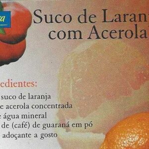 Br-Cartão Telefônico, 2001, (U). Suco de Laranja com Acerola.