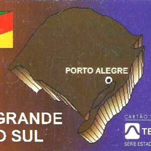Br-Cartão Telefônico, 1996, (Mint). Rio Grande do Sul (Mapa).