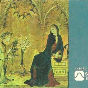 Br-Cartão Telefônico, 1998, (U). Anunciação de Simone Martini.