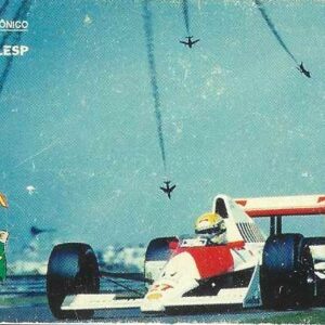 Br-Cartão Telefônico, 1998, (U). Ayrton Senna do Brasil. 1990 GP da França.
