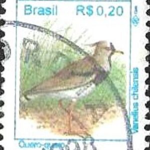 Br-Selo, 1994, RE-704-RHM, (Mint). Pássaros Urbanos - Padrão Cruzeiro Real (Quero-quero).