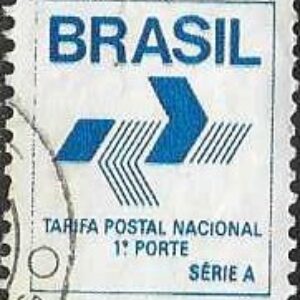 Br-Selo, 1988, RE-665 RHM, (U). Comprovante de Franqueamento - CF - 1º Porte Nacional Vigente.