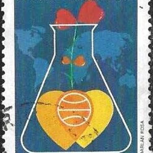 Br-Selo, 1990, C-1676 (RHM), (U). Campanha de Prevenção Contra a AIDS (Sindrome de Imunodeficiência Adquirida).