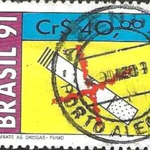 Br-Selo, 1991, C-1730 (RHM), (U). Combate às Drogas (Fumo).