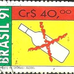 Br-Selo, 1991, C-1731 (RHM), (U). Combate às Drogas (Álcool).