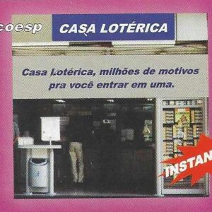 Br-Cartão Telefônico, 2002, (U). Casa Lotérica (Instantânea).