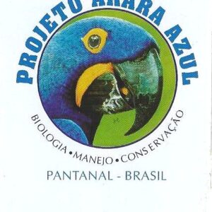 Br-Cartão Telefônico, 2003, (U). Brasil Telecom e Projeto Arara Azul juntos para a conservação da espécie.