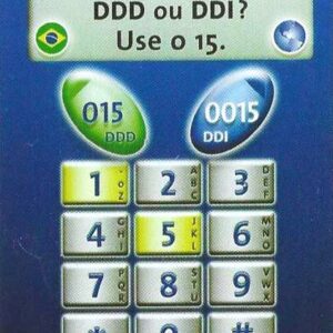 Br-Cartão Telefônico, 2003, (U). Ligação DDD ou DDI, use o 15.