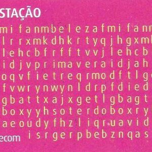 Br-Cartão Telefônico, 2003, (U). Caça Estação.