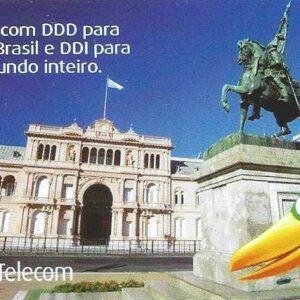 Br-Cartão Telefônico, 2004, (N). Casa Rosada - Buenos Aires/Argentina.