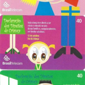 Br-Cartão Telefônico, 2004, (U), (03 unidades). 12 de outubro - Dia da Criança.