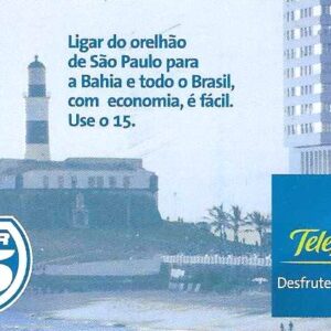Br-Cartão Telefônico, 2007, (U). Liga de São Paulo para Bahia.