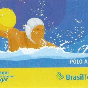 Br-Cartão Telefônico, 2008, (U). Polo Aquático.