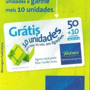 Br-Cartão Telefônico, 2009, (U). Grátis 10 minutos.
