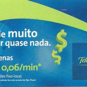 Br-Cartão Telefônico, 2010, (U). Fale muito por quase nada.