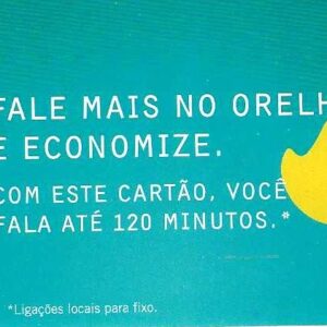 Br-Cartão Telefônico, 2010, (U). Cartão OI, fale 120 minutos.