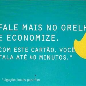 Br-Cartão Telefônico, 2010, (U). Cartão OI, fale 40 minutos.