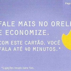 Br-Cartão Telefônico, 2011, (U). Cartão OI, fale 40 minutos.