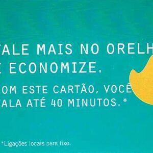 Br-Cartão Telefônico, 2012, (U). Cartão OI, fale 40 minutos.
