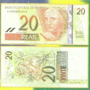 Br-Cartão Telefônico, 2005, (N). Cédulas Brasileiras, Vinte Reais (6/8).