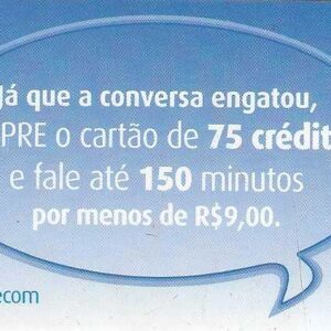 Br-Cartão Telefônico, 2006, (U). Brasiltelecom. Cartão 75 créditos.