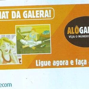Br-Cartão Telefônico, 2004, (U). O Chat da Galera.