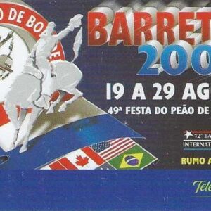 Br-Cartão Telefônico, 2004, (U). Barretos 2004, 49ª Festa do Peão de Boiadeiro.