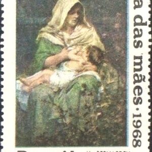 Br-Selo, 1968, C-597-RHM, (U). Dia das Mães.