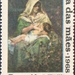 Br-Selo, 1968, C-597-RHM, (U). Dia das Mães.