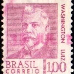 Br-Selo, 1968, RE- 535-RHM, (U). Antigos Presidentes (Washington Luiz).