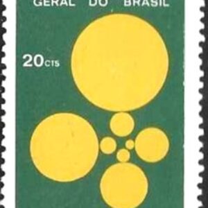 Br-Selo, 1970, C-676-RHM, (Mint). VIII Recenseamento Geral do Brasil.