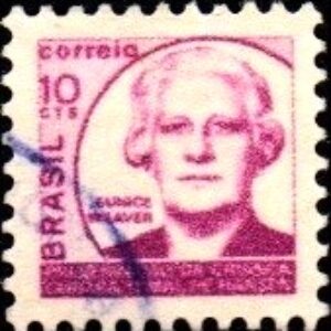 Br Selo, 1973, H-16-C-816-RHM, (N). Campanha Contra o Mal de Hansen – E. Weaber.