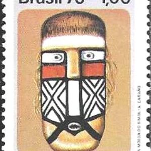 Br-Selo, 1976, C-928-RHM, (Mint). Preservação da Cultura indígena no Brasil.