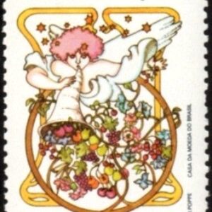 Br-Selo, 1977, C-1019-RHM, (N). Dia Nacional de Ações de Graças.