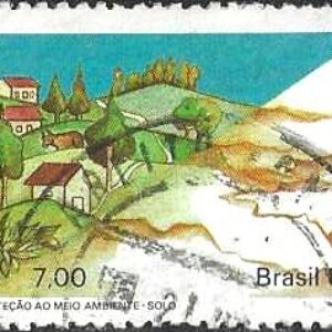 Br-Selo, 1981, C-1204-RHM, (U). Yt:BR 1481. Proteção ao Meio Ambiente (Solo).