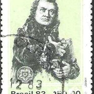Br-Selo, 1983, C-1312-RHM, (Mint). V Centenário do Nascimento do Martinho Lutero (1483-1546).