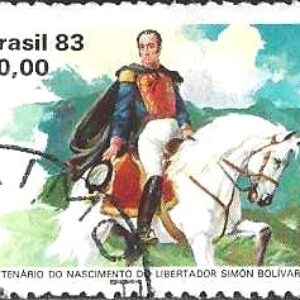 Br-Selo, 1983, C-1331-RHM, (Mint). Bicentenário do Nascimento do Libertador Simon Bolíver (1783-1830).