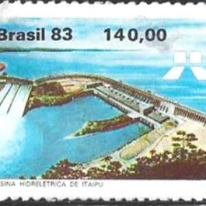 Br-Selo, 1983, C-1311-RHM, (Mint). Usina Hidrelétrica de Itaipu.