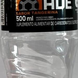 Br Garrafinha Refrigerante, 2026 (vazia). Power ade, sabor tangerina. Patrocinador oficial FIFA, copa futebol FIFA. marca: Coca-Cola Brasil. Cor branca/preto.