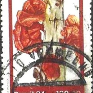 Br-Selo, 1984, C-1418-RHM, (U). Fungos (Pyenoporus).