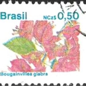 Br-Selo, 1989, RE-671 (RHM), (U). Flora Brasileira (Primavera-bougainvillea glabra).